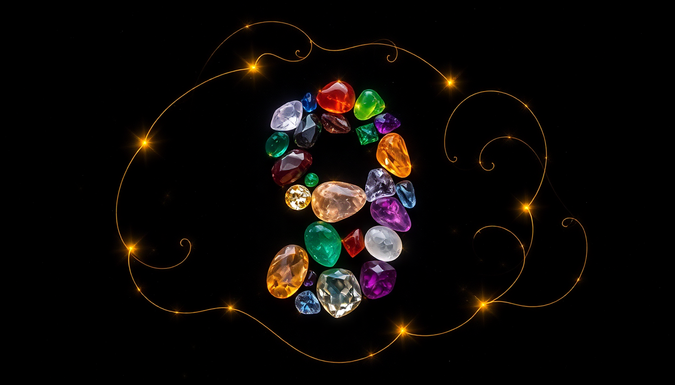 Découvrez le pouvoir des pierres de numérologie pour votre Chemin de Vie 9