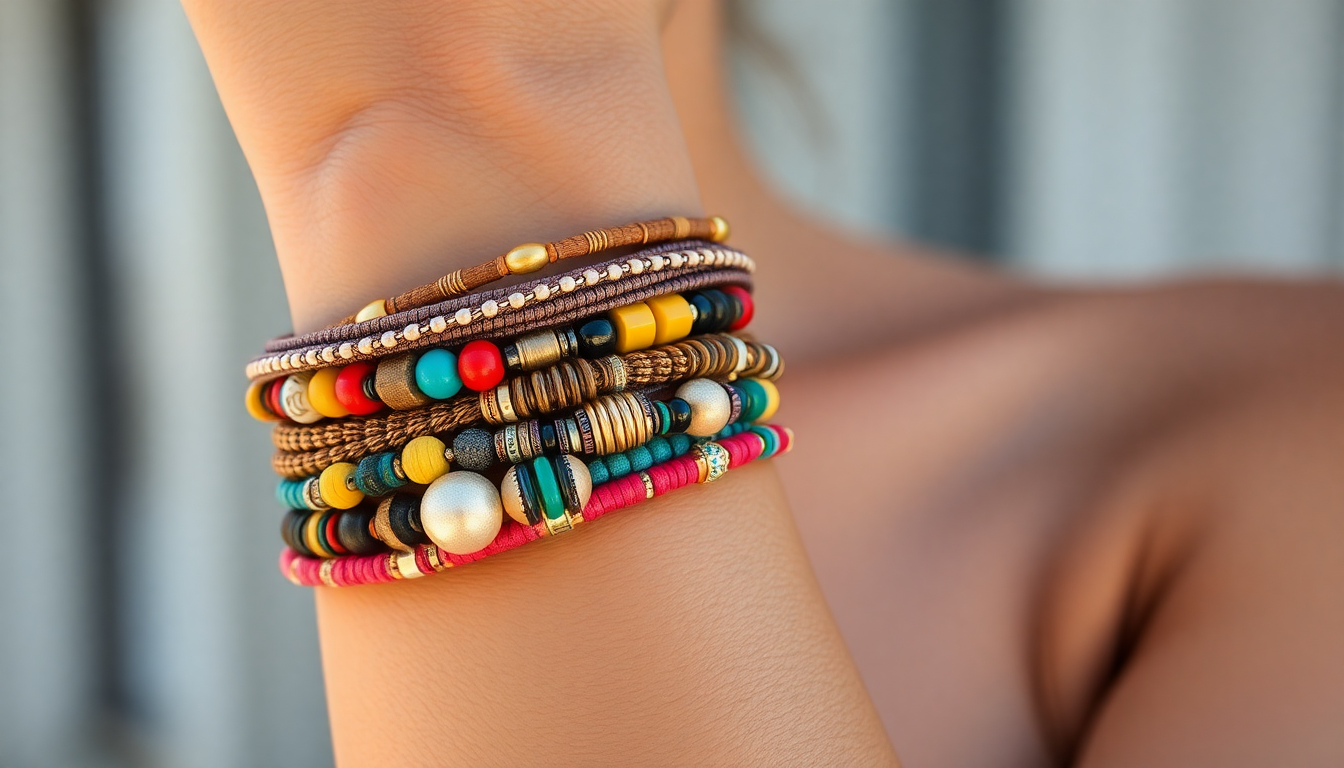 Découvrez les bracelets empilés tendance pour une vitalité éclatante