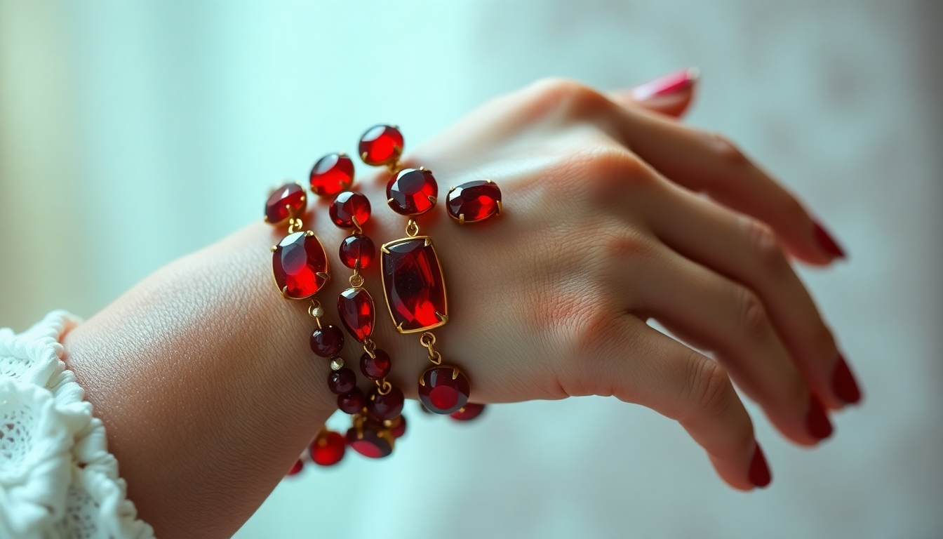 Découvrez les Vertus Fascinantes des Bracelets en Pierres Rouges