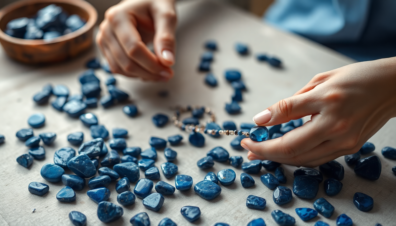 Pourquoi utiliser le Lapis-Lazuli dans la création de bracelets en pierres naturelles ?