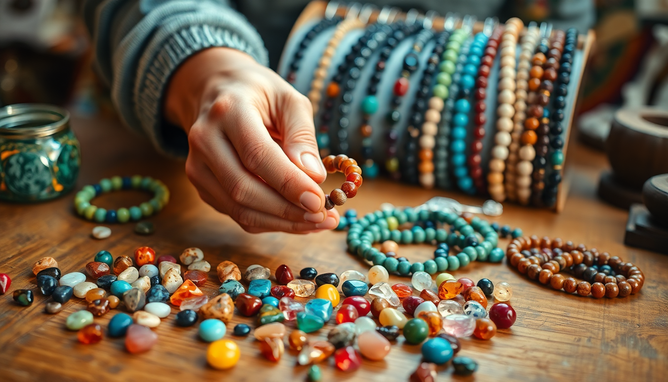 Comment Créer et Vendre des Bracelets Artisanaux en Pierres Naturelles